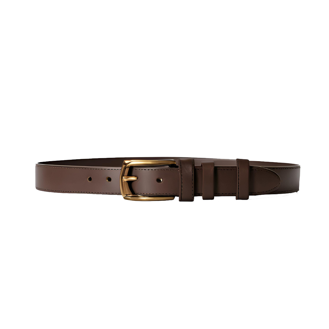 Cinturón Espresso Elegance Slim