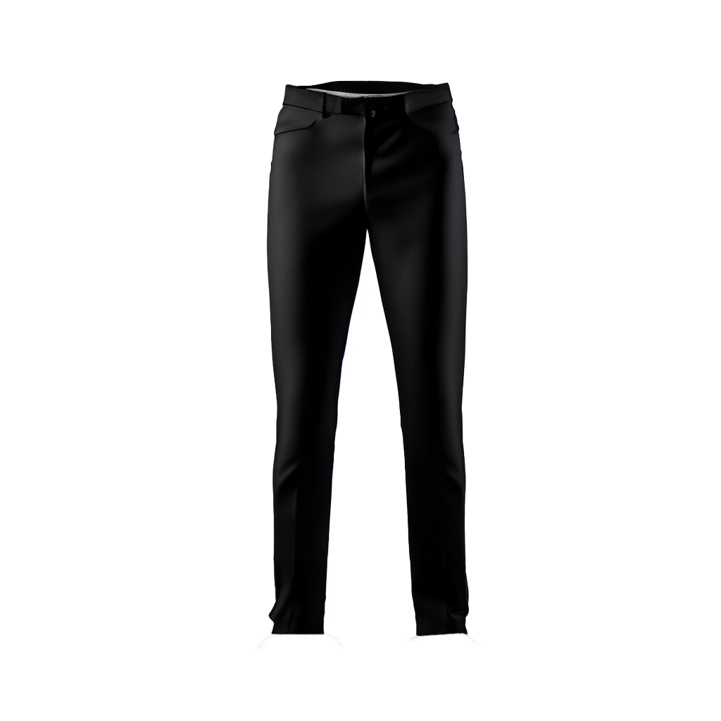 Pantalones clásicos de corte ajustado.