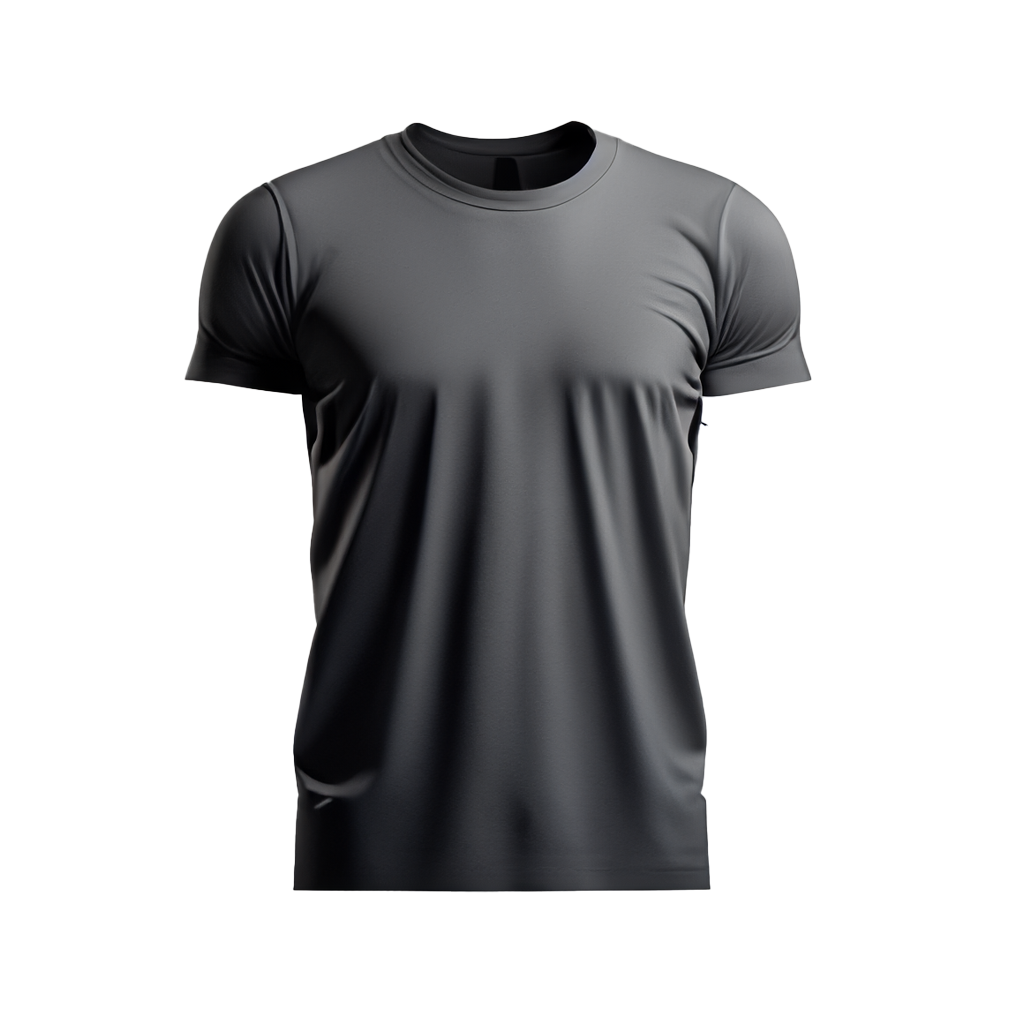 Camiseta clásica de cuello redondo.