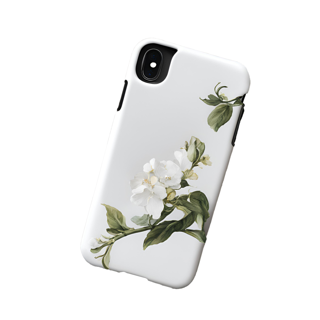 Funda para teléfono inteligente Orquídea Blanca