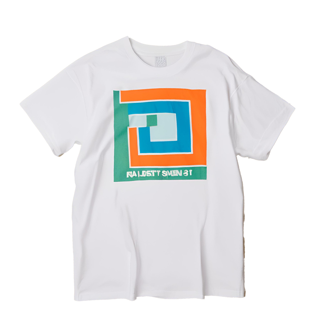 Camiseta clásica de algodón estampada.