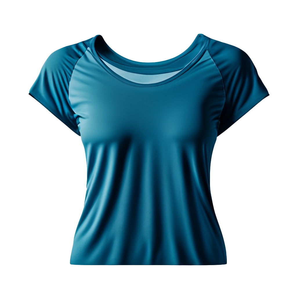 Top deportivo azul