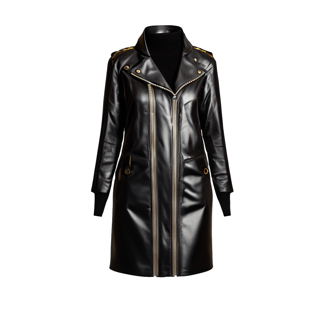 Chaqueta motera de cuero de lujo