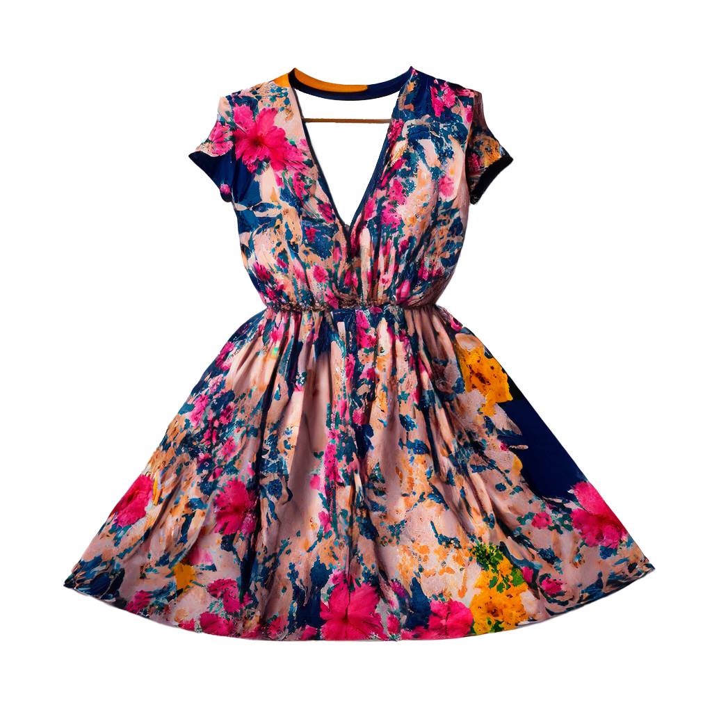 Vestido largo Floral Breeze