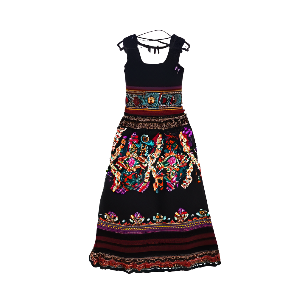 Vestido midi bohemio