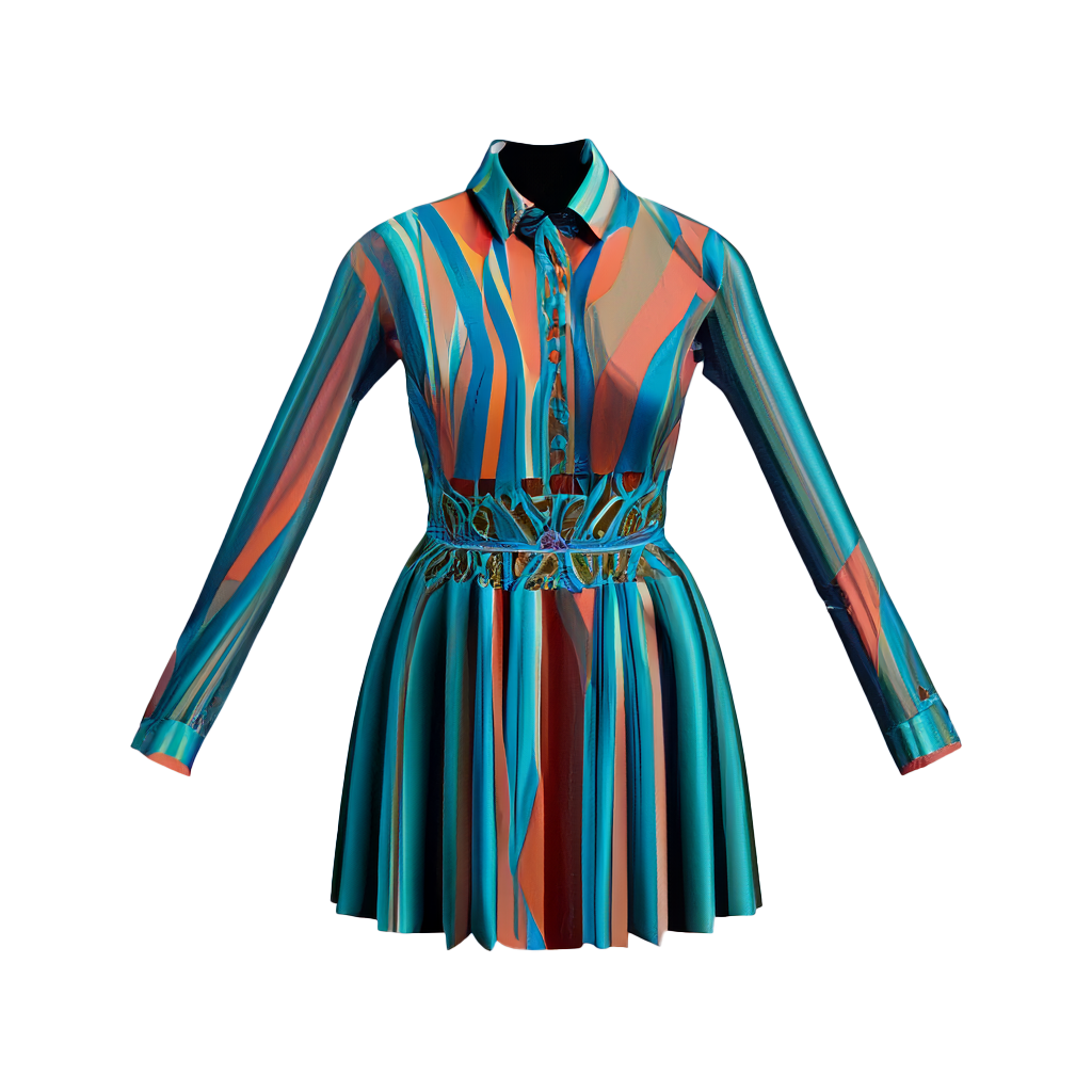 Vestido camisero moderno