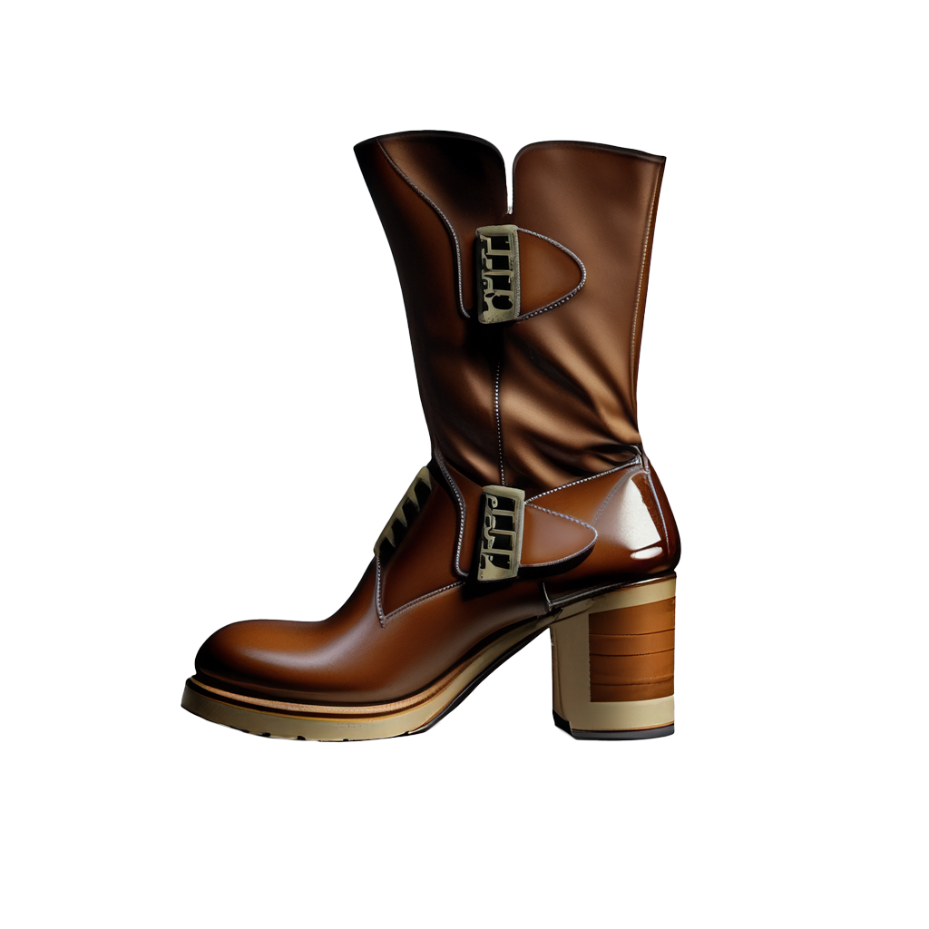 Botas elegantes de media caña