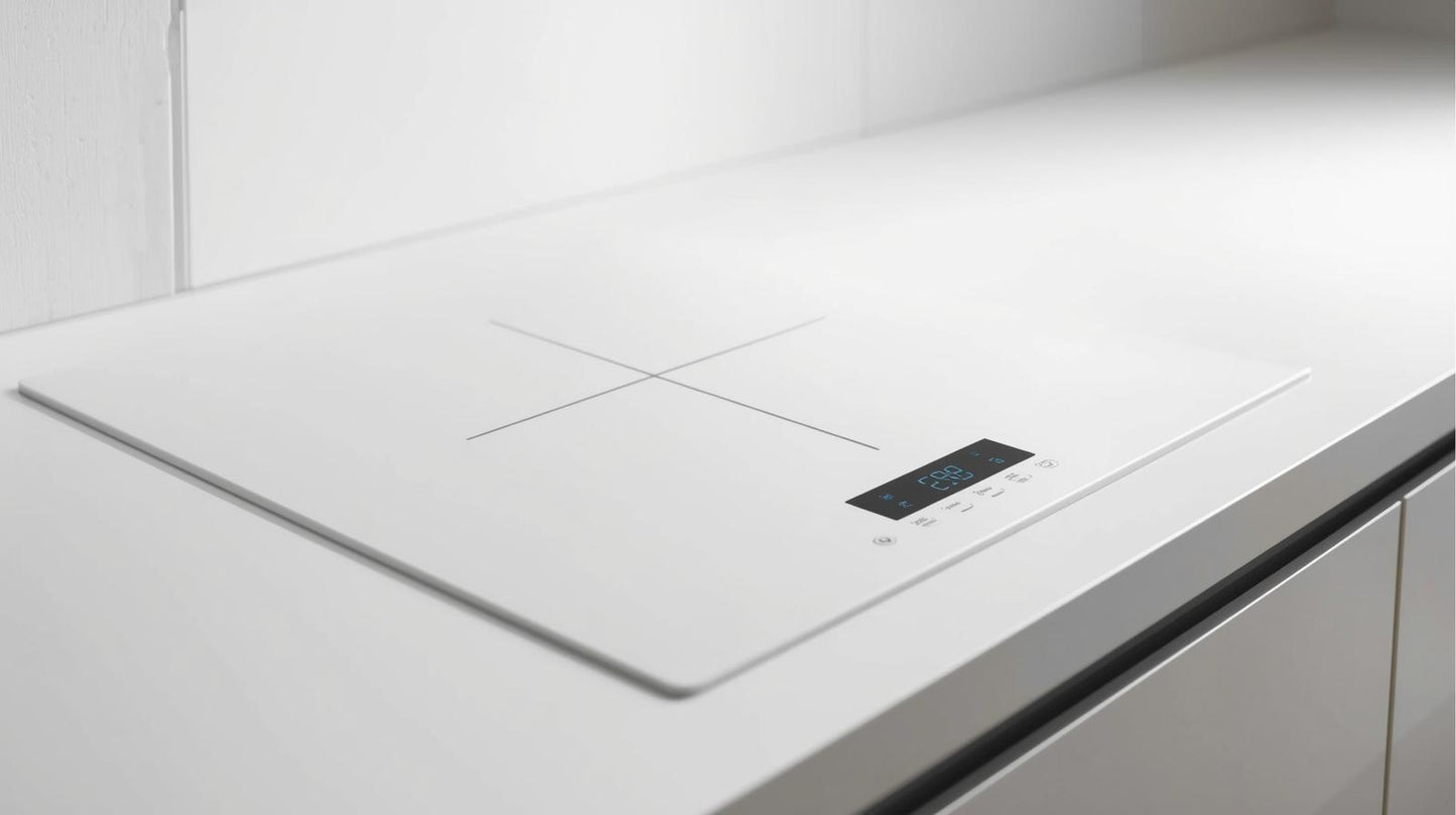 White Eleim Induction Hob