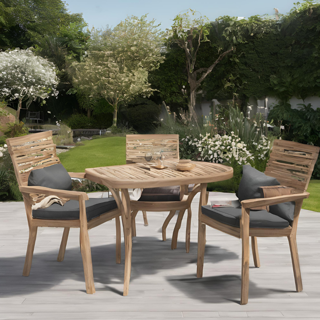 Juego de mesa y sillas de patio RE Taylors