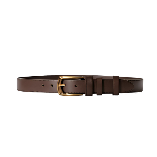 Cinturón Espresso Elegance Slim