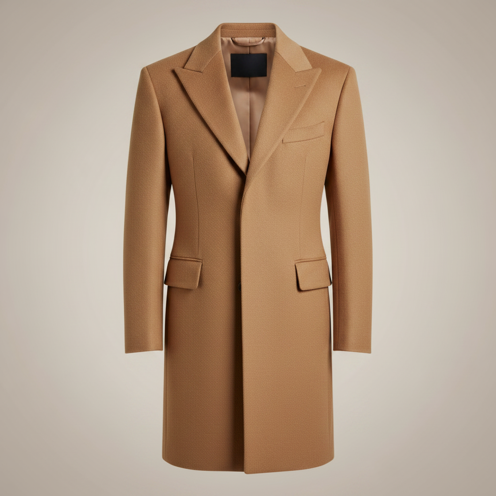 Camel Wool Blend Overcoat