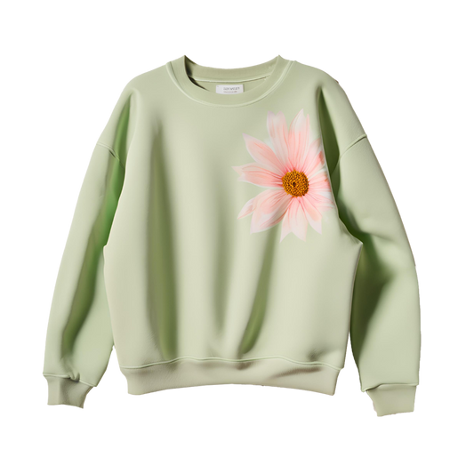 Suéter floral verde margarita