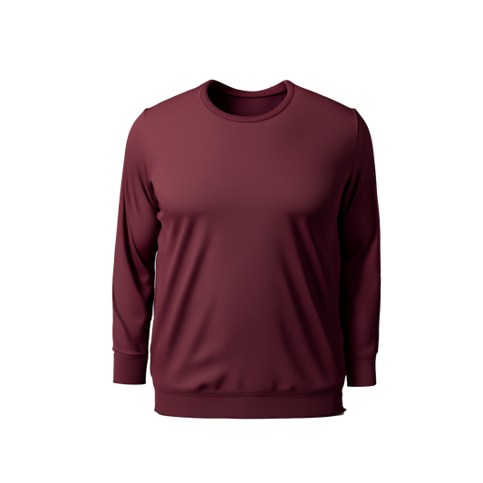Jersey ligero de cuello redondo de merino