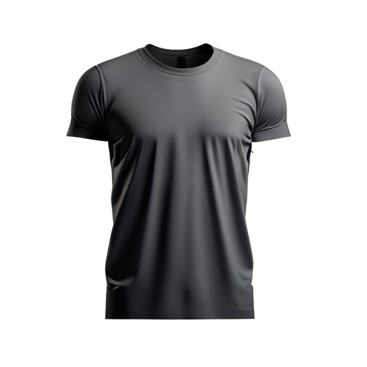 Camiseta clásica de cuello redondo.