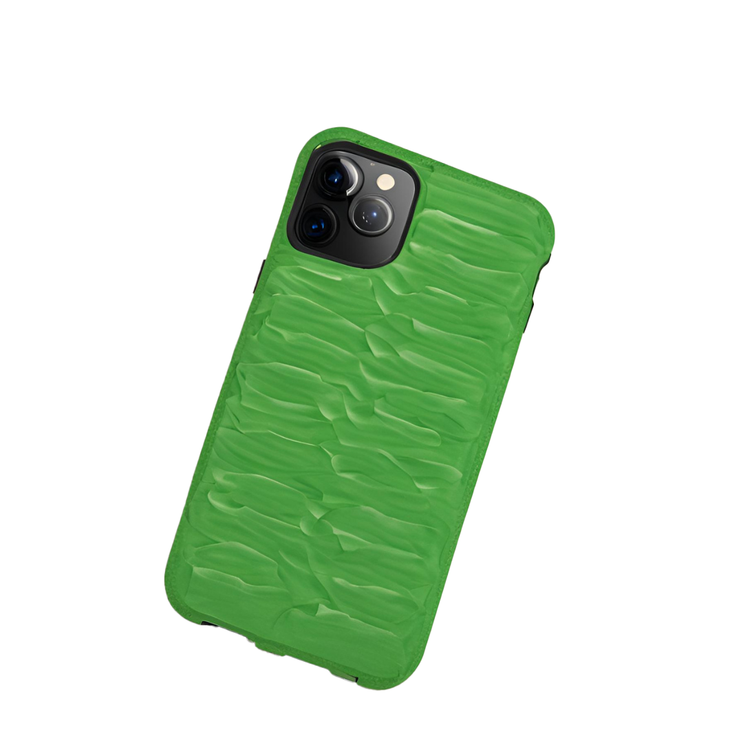 Funda para móvil verde verdoso
