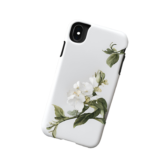 Funda para teléfono inteligente Orquídea Blanca