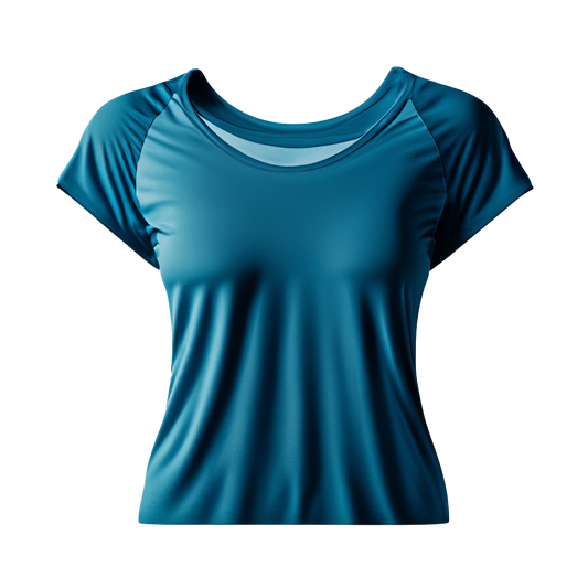 Top deportivo azul