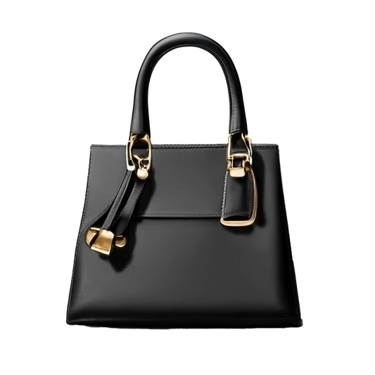 Elegante bolso negro de hombro