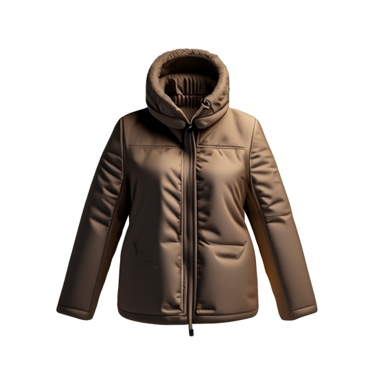 Parka de lujo en piel sintética