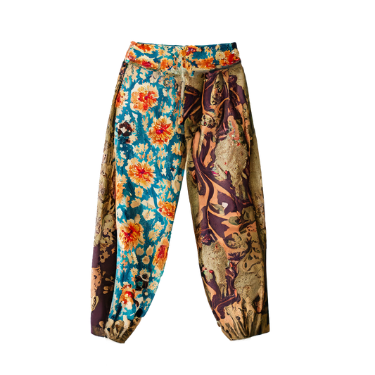 Pantalones palazzo bohemios de pernera ancha